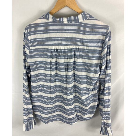 NWT Hollister Co Striped V Neck Hi Low Top Size Medium - Picture 4 of 8